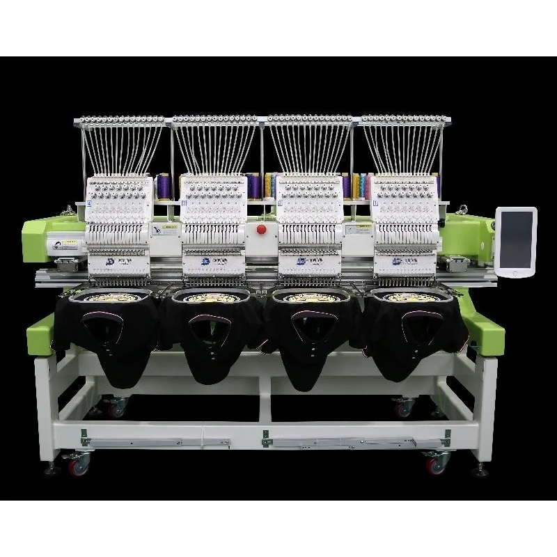 FUJA Industrial 4 Head Multi s Digital Computerized T-shirt Hats Embroidery Machine for Embroidery Digital Carpets