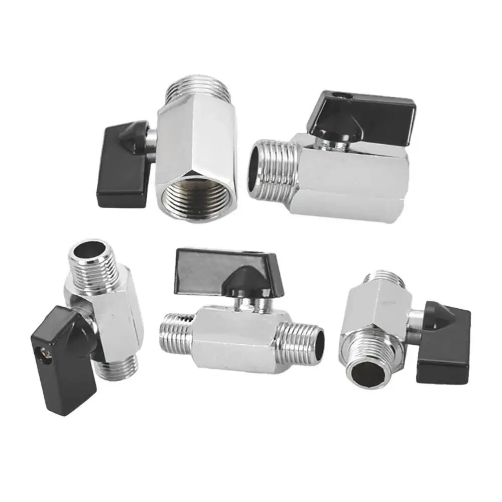 1-2-3-8-1-4-1-8-mini-valvula-de-esfera-de-latao-rosca-bsp-compressor-de-ar-Agua-gas-Oleo-masculino-feminino-valvula-de-corte