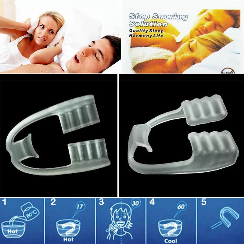 20PCS Mouth Guard Bruxism Grinding Eliminating Orthodontic Braces Teeth Retainer Sleep Snoring Night Teeth Boxing Sports Body