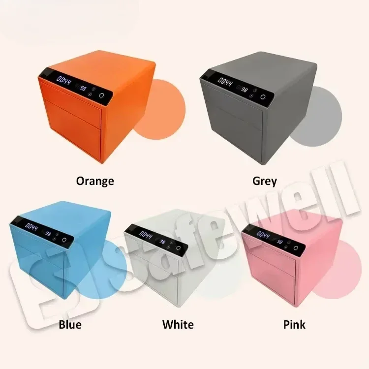 SWJW-08 Big Double Multi Function Luxury App ปลดล็อคตู้เซฟเครื่องประดับที่ซ่อนอยู่พร้อมระบบล็อคอิเล็กทรอนิกส์