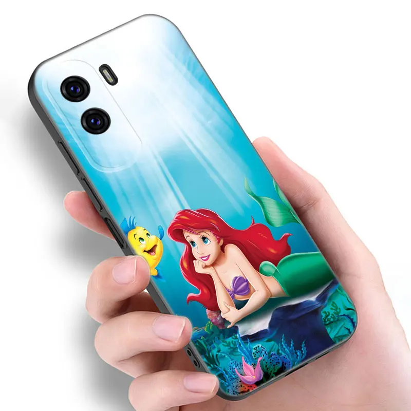 The Little Mermaid Black Phone Чехол для Honor 70 90 Lite X40 GT X50 i X5 Plus X6A X6S X7A X8A X8B X6 X7 X8 X9 4G X9A X9B 5G