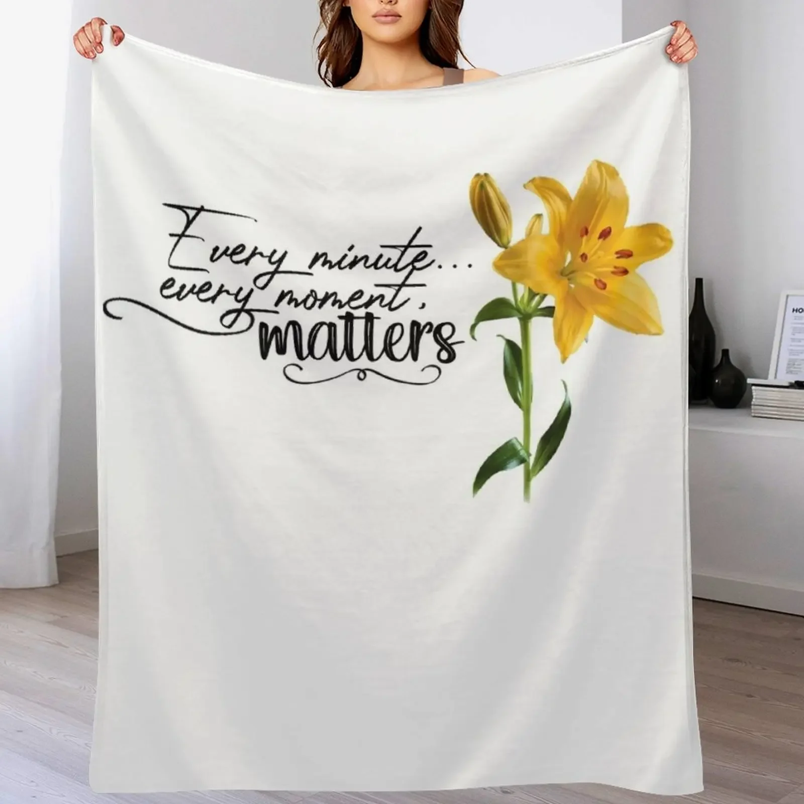 Aerith Gainsborough quote Throw Blanket Plush christmas gifts Winter beds Blankets