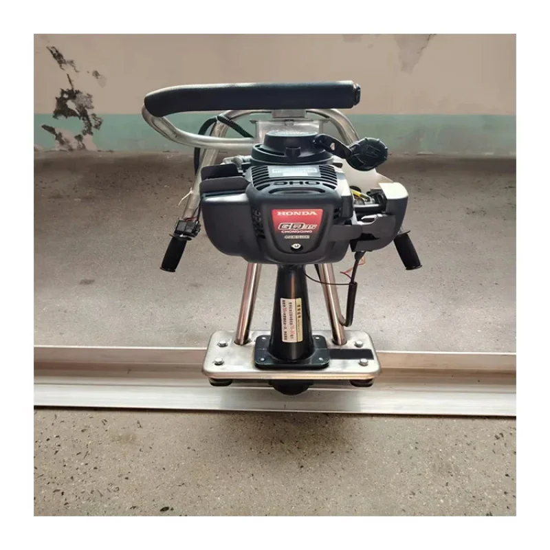 High Efficiency Walk Behind Vibrating Screed Machine Vibration Ruler Hand Held Vibratory Floor Finishing Level - view 4