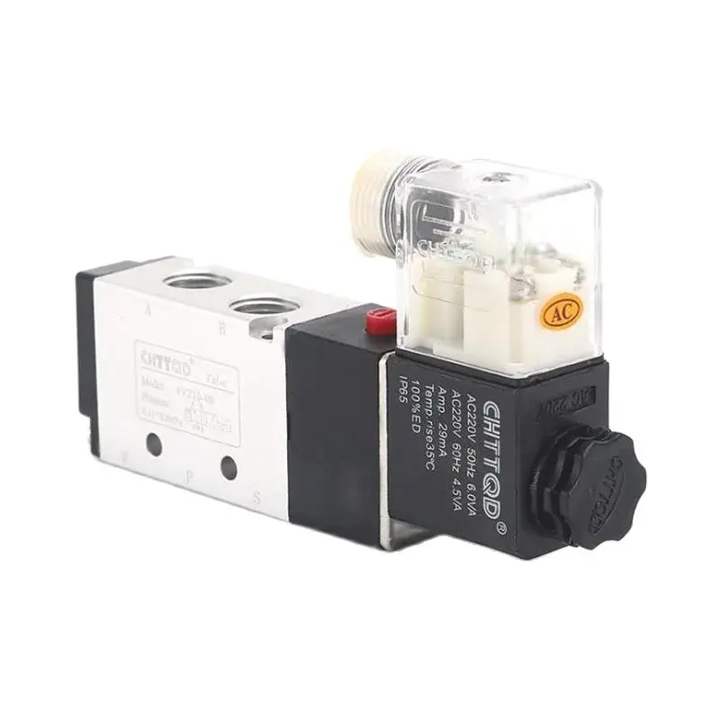 Pneumatic Solenoid Valve Two-position Five-way Reversing 4V210-08AC220V-DC24V