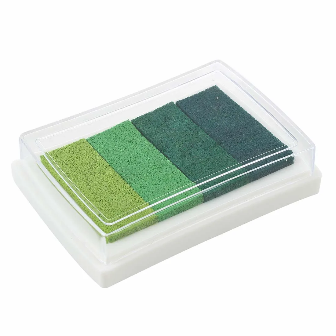 Inkpad Craft Multi Gradient Green 4 x Colors Ink Stamp Pad Oil Based