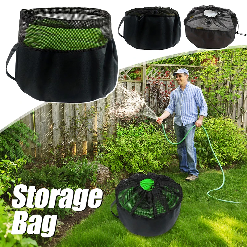 

Multifunctional Hose And Cable Organizer Bag Wire Mesh Drawstring Elastic Bag Cable Organizer Bag For RV Wiring And Outdoor Use