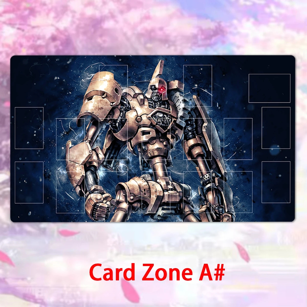 YuGiOh Playmat Ancient Gear Golem TCG CCG Gioco da tavolo Gioco di carte collezionabili Tappetino per mouse anime personalizzato Tappetino da