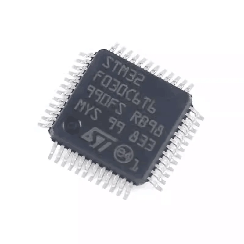 STM32F030C6T6 LQFP-48 ARM Cortex-M0 32-bit Microcontroller (MCU)