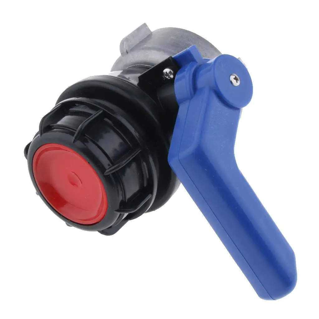 IBC Water Tank Camlock Adaptor Polypropylene Ball Valve Hose Connector for Garden Liquid Storage