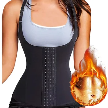 Bel Eğitmen Yelek Zayıflama Korse Kilo Kaybı için Vücut Şekillendirici Sauna Takım Elbise Sıkıştırma Gömlek Göbek Kuşak Üstleri Shapewear Kayışı