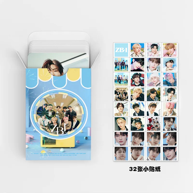 92 unids/set ZB1 Idol Boy Group nueva serie de álbum tarjetas Lomo HD Printd Photocards Ricky ZHANGHAO KIMTAERAE Hanbin JiWoong Fans regalo