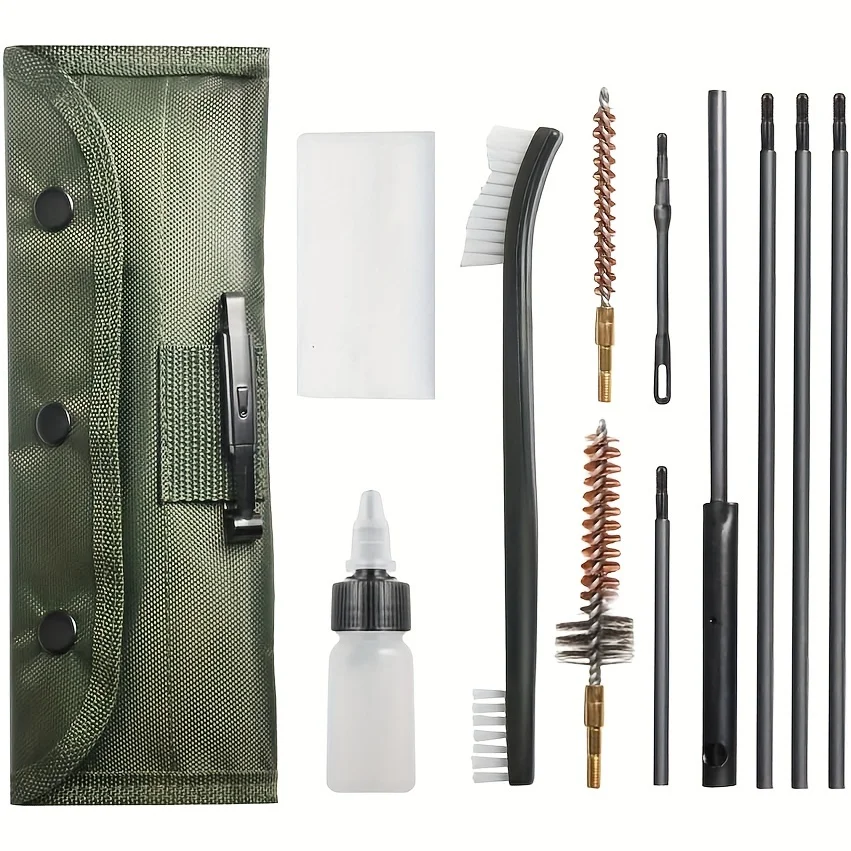 M16 AR15 Gun Cleaning Kit Mat For all Carbine Rifle Ruger 10/22 .22 .223 .308 Boresighter Variants Tactical Rifle Gun Brushes