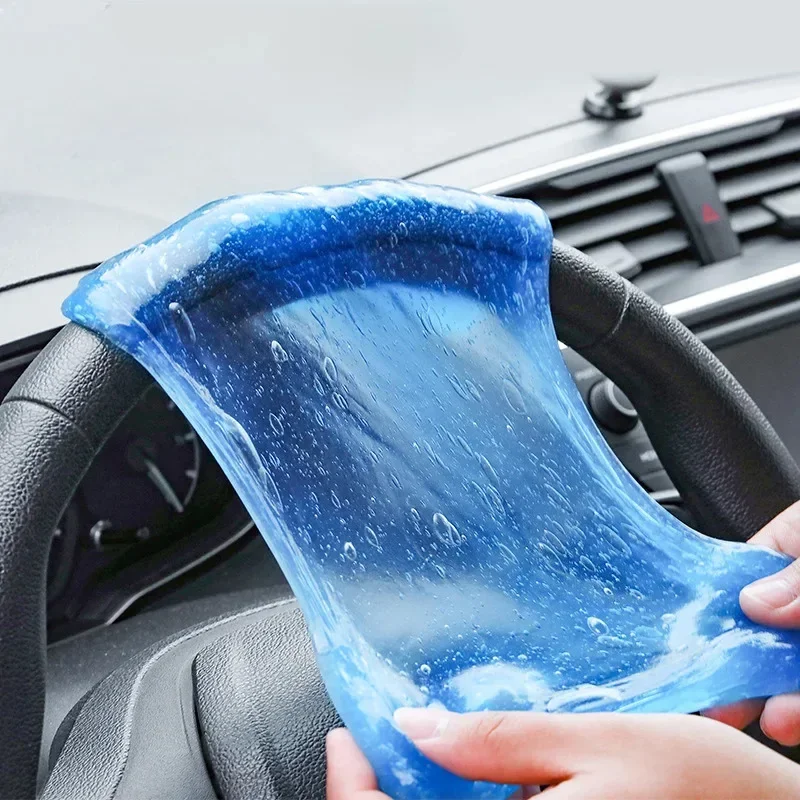 2PCS 160G Super Dust Clean Clay Dust Keyboard Cleaner Slime Toys Cleaning Gel Car Gel Mud Putty Kit USB for Laptop Cleanser Glue