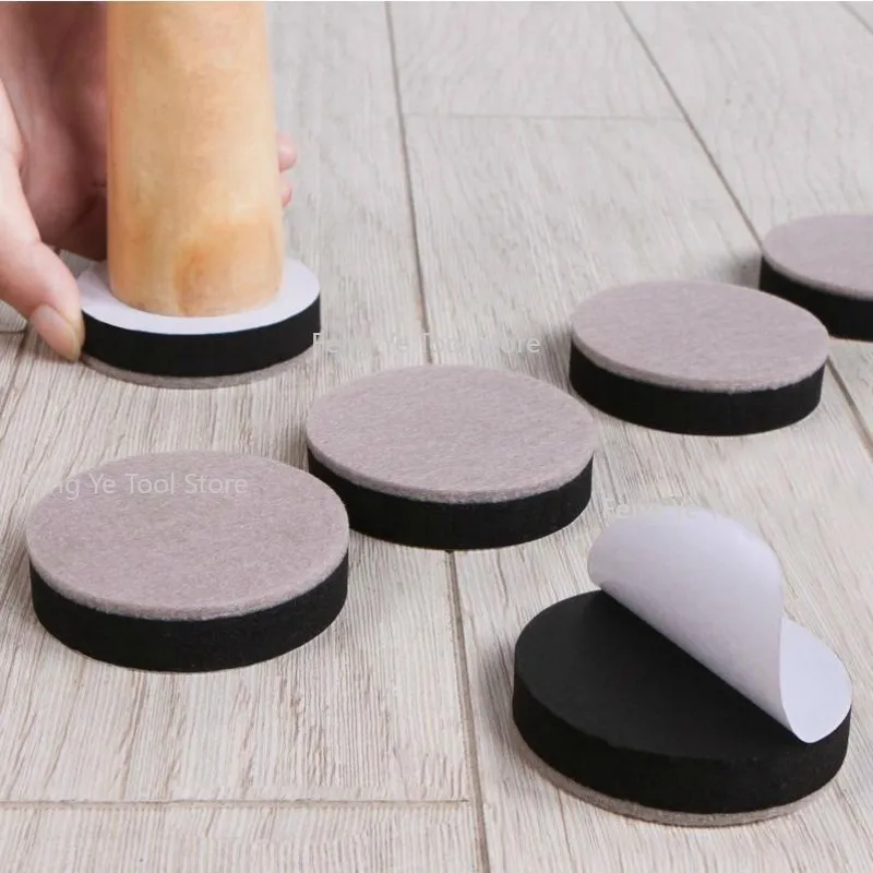 4/8 Pcs Thick Felt Furniture Non Slip Heighten Foot Pad Sofa Table Chair Leg Mat for Heavy Furniture Wood Floor Protectors Mat