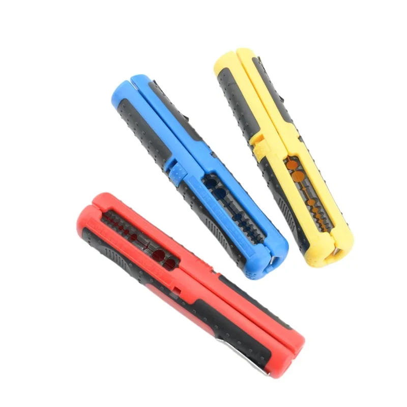 Multifunctional  Coaxial Cable Wire Pen Cutter Stripper Hand Pliers Tool for Cable Stripping Crimper Dismantling Tool  10-10AWG