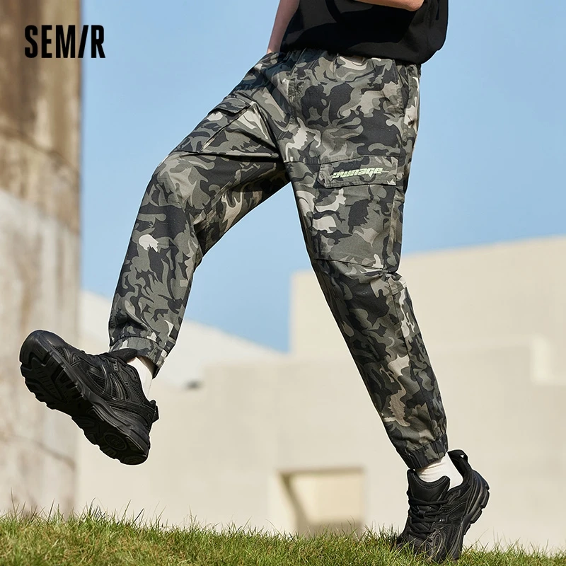 

Semir Casual Pants Men Work Style 2023 New Style Street Hip-Hop Men Loose Leggings Fashion Ins