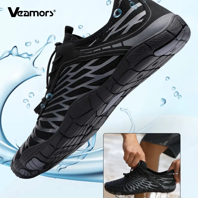 Couples Water Sports Shoes Men Barefoot Quick-Dry Aqua Shoes Women Breathable Comfortable Sneakers Swim Beach Surf Diving Sports