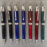 Jules Verne Ocean Blue Fountain Pen Rollerball Ballpoint Pen Stationery Office Heavy Metal Holder Unique Writing Gifts