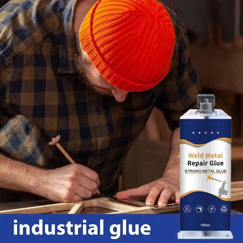 لاصق فوري سريع جاف المعادن الغراء ، تسرب مقاوم للماء ، معجون إصلاح المعادن ، لحام الغراء لجميع الأسطح ، أب