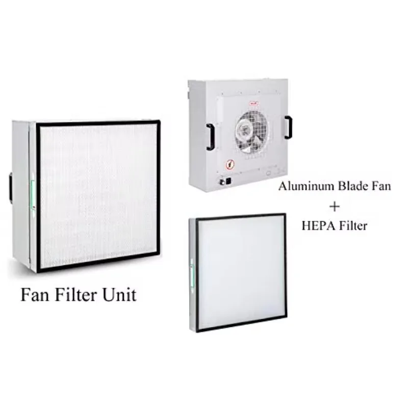 غطاء تدفق منظف بطول 2 قدم 2 × 2 للمختبر، منقي الهواء