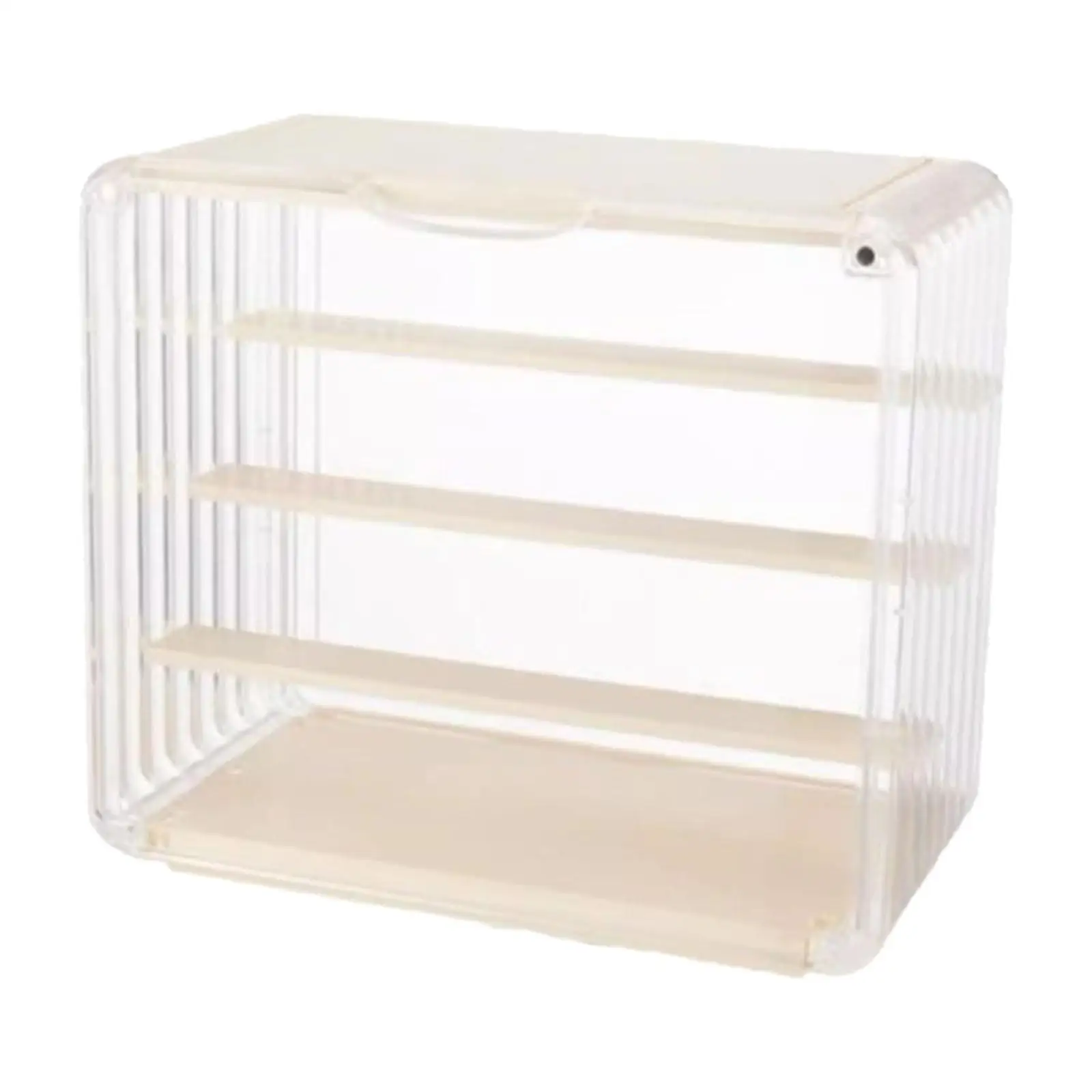 Toy Display Cabinet Doll Storage Box Clear Clear Toy Display Case for Office