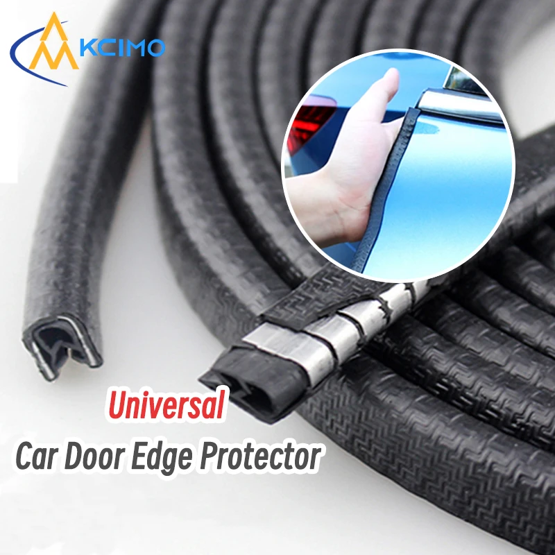 Kcimo Car Door Edge Scratch Protector 10M Sealing Strip Guard Trim Stickers Decoration Protector Accessories for Auto Vehicles