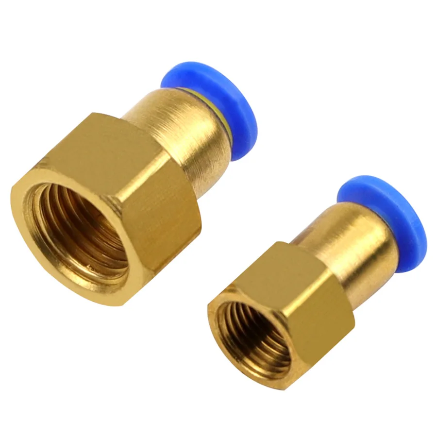 Pneumatic Connector 4mm 6mm 8mm 10mm 12mm PU Hose To 1/8 \