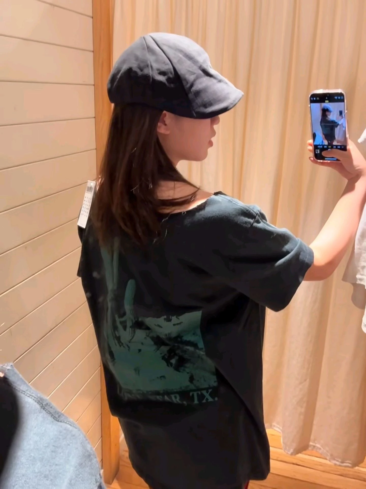 เสื้อยืดโอเวอร์ไซส์ลายกระบองเพชร สไตล์ลำลองสำหรับผู้หญิง ฤดูร้อน ชายเสื้อแบบดิบ คอเฉียง แขนสั้น เสื้อยืดวินเทจ สตรีทแวร์ ผ้าฝ้าย เสื้อหลวม รุ่นใหม่