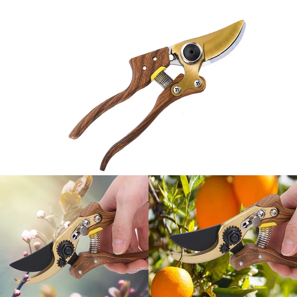 

SK5 Steel Garden Shears Labor Saving Scissors Multifunctional Pruning Fruit Shears Plant Sharp Branch Pruners Garden Tools