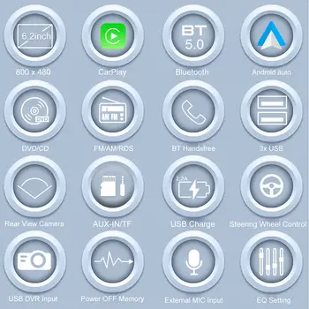 6,2 10 nejlepší prodej univerzální obrazovka pro Android - №6