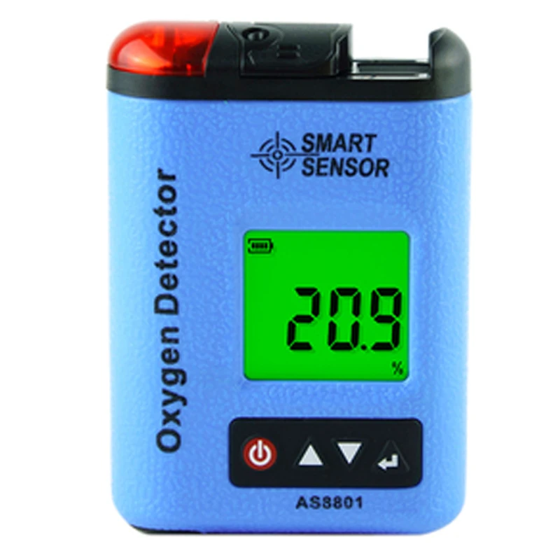 

SMART SENSOR AS8801 Handheld Oxygen Detector Oxygen Concentration Tester Explosion-Proof Alarm