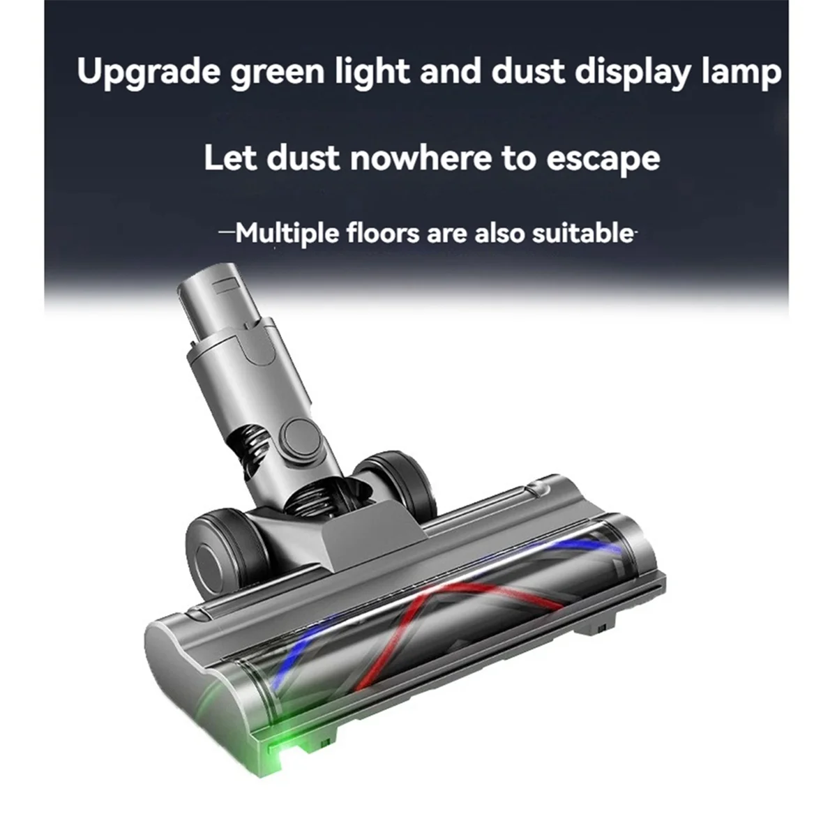 رأس فرشاة الأرضية الكهربائية الشهيرة لـ Dyson V6 DC58 DC59 DC62 DC72 مرفق مكانس كهربائية مع أضواء غبار LED لتنظيف الأرضيات