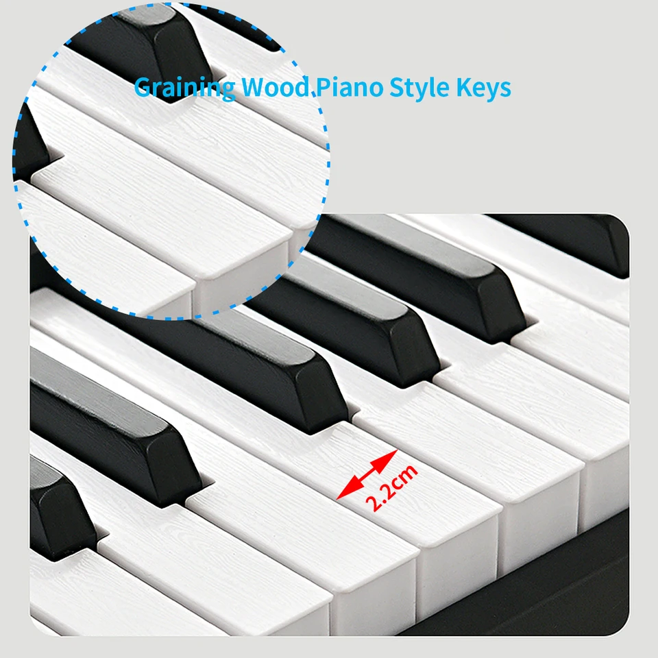 88-Key Foldable Digital Piano for Adults