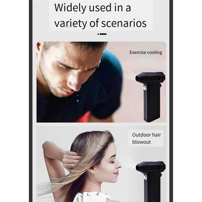 

AT14 Mini Turbo Violent Fan X3 130000 об/мин струйный вентилятор турбовентилятор инструмент бесщеточный двигатель вентилятор для бытовой уборки на открытом воздухе