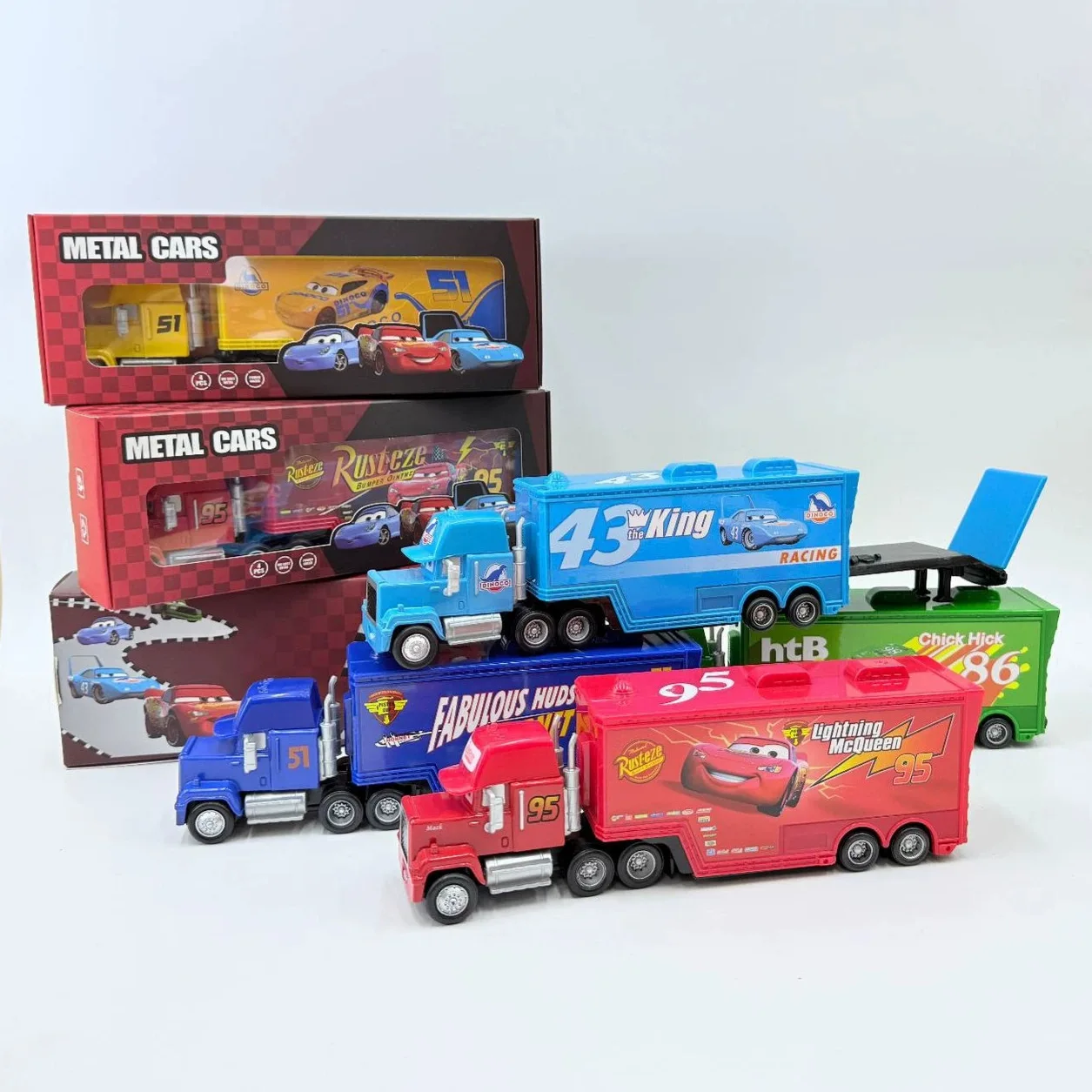 Cross Border Super Car Transport Truck Series 43 95 86 Carton Packaging Toys Gifts 100 Styles Collection view 2