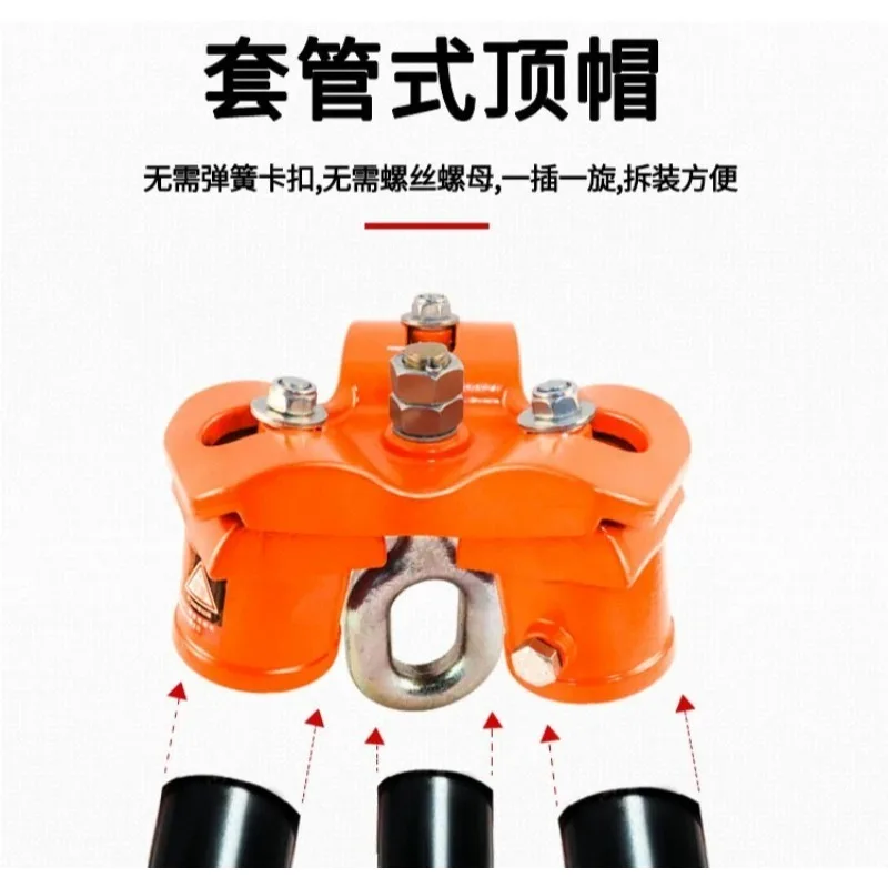1 Ton Lifting Tripod 2 Ton 3T Hoist Stand Manual Chain Block Scaffold Telescopic Crane Support