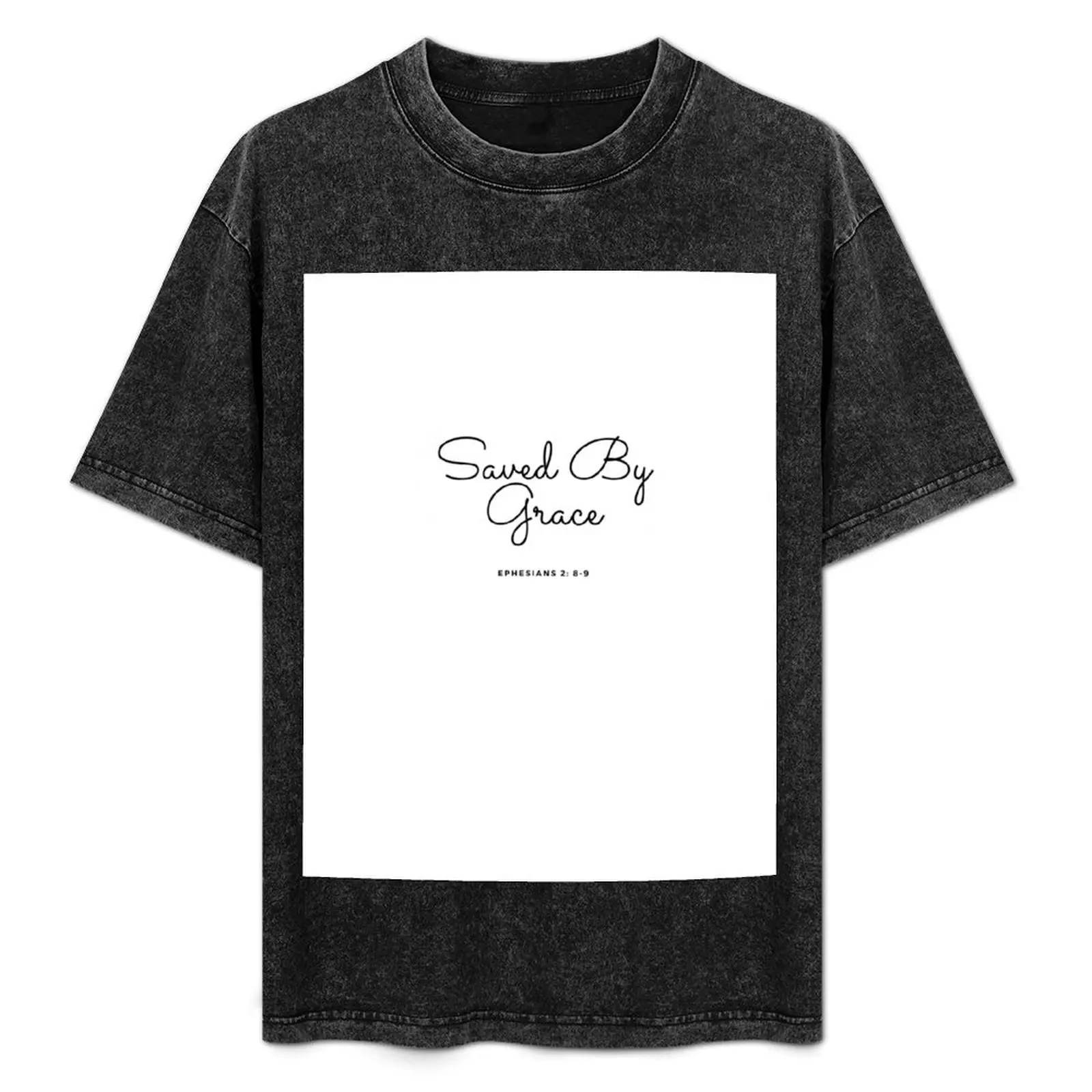 

SAVED BY GRACE - Ephesians 2: 8-9 T-Shirt Holiday Lightweight T-Shirt