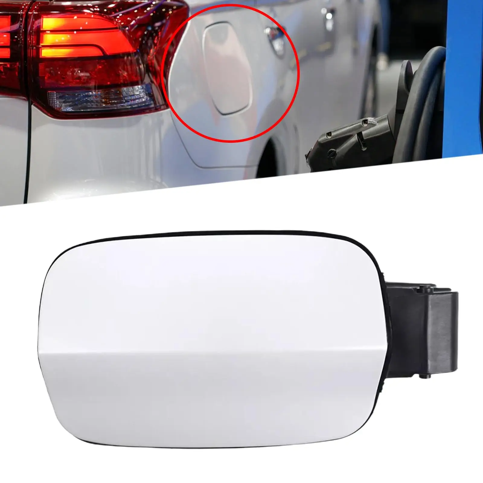 Fuel Tank Flap Cap Cover 8V5809906 Convenient Installation Automobile Repairing