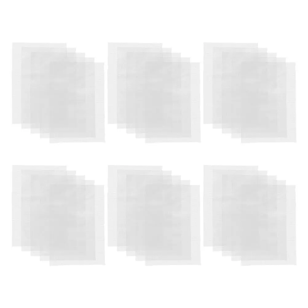 

30Pcs Plant Pot Drainage Mesh Pads Breathable Durable Plastic Grid Mats Rectangular Reusable Portable Indoor Outdoor Bonsai