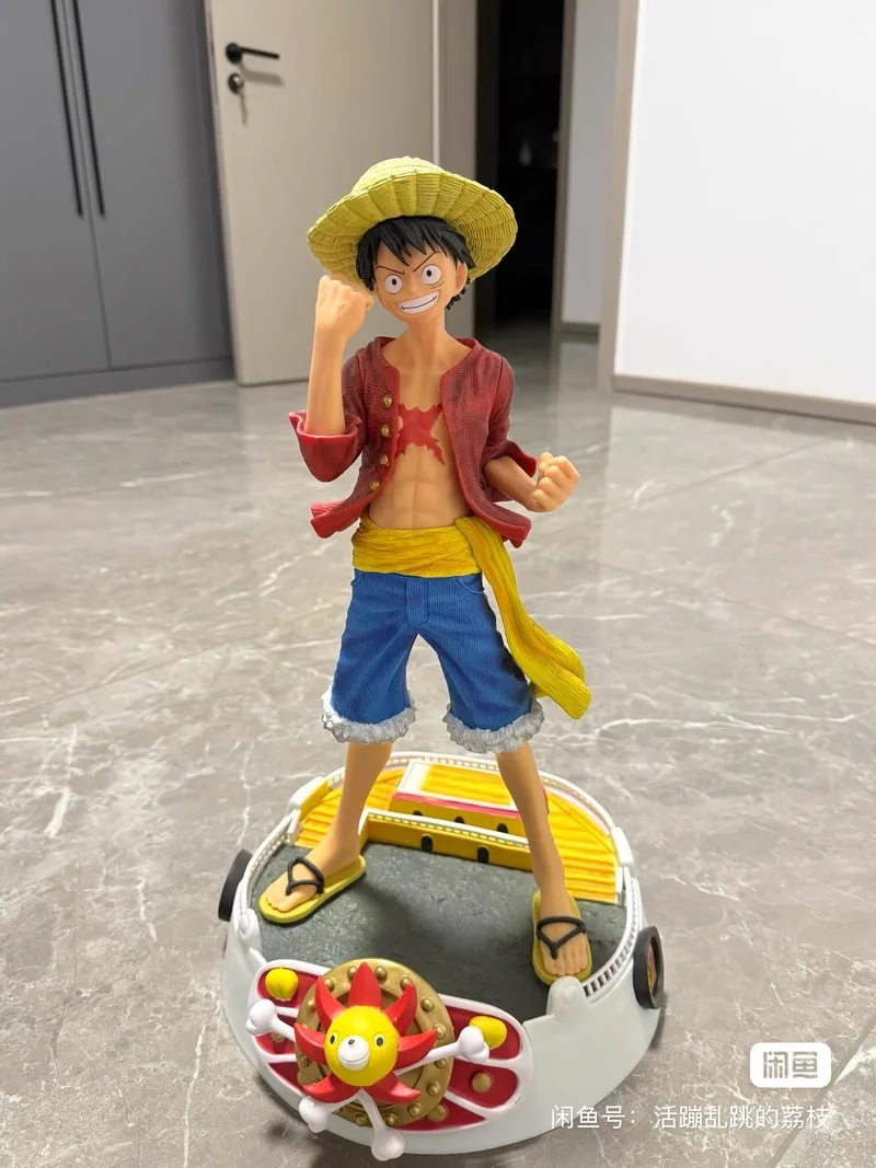 

50cm Anime Luffy One Piece Figurine Monkey D. Luffy Action Figures Sunshine Of The Miles Pvc Gifts Collection Statue Model Toys