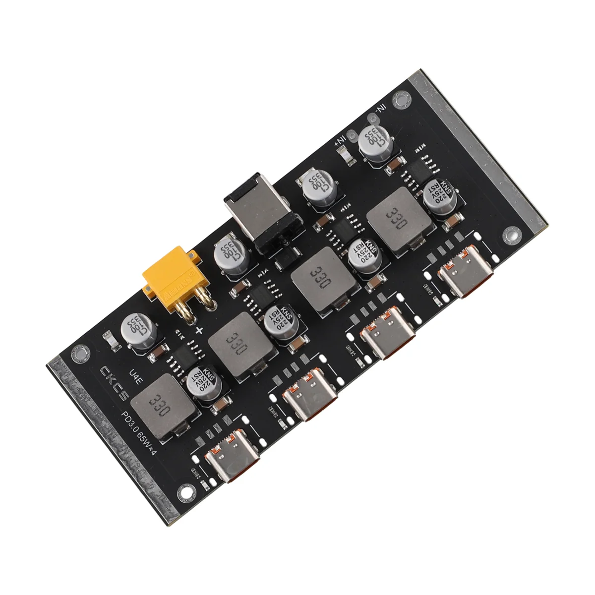 Efficient QC3.0 4-way PD65W fast charging module for Apple