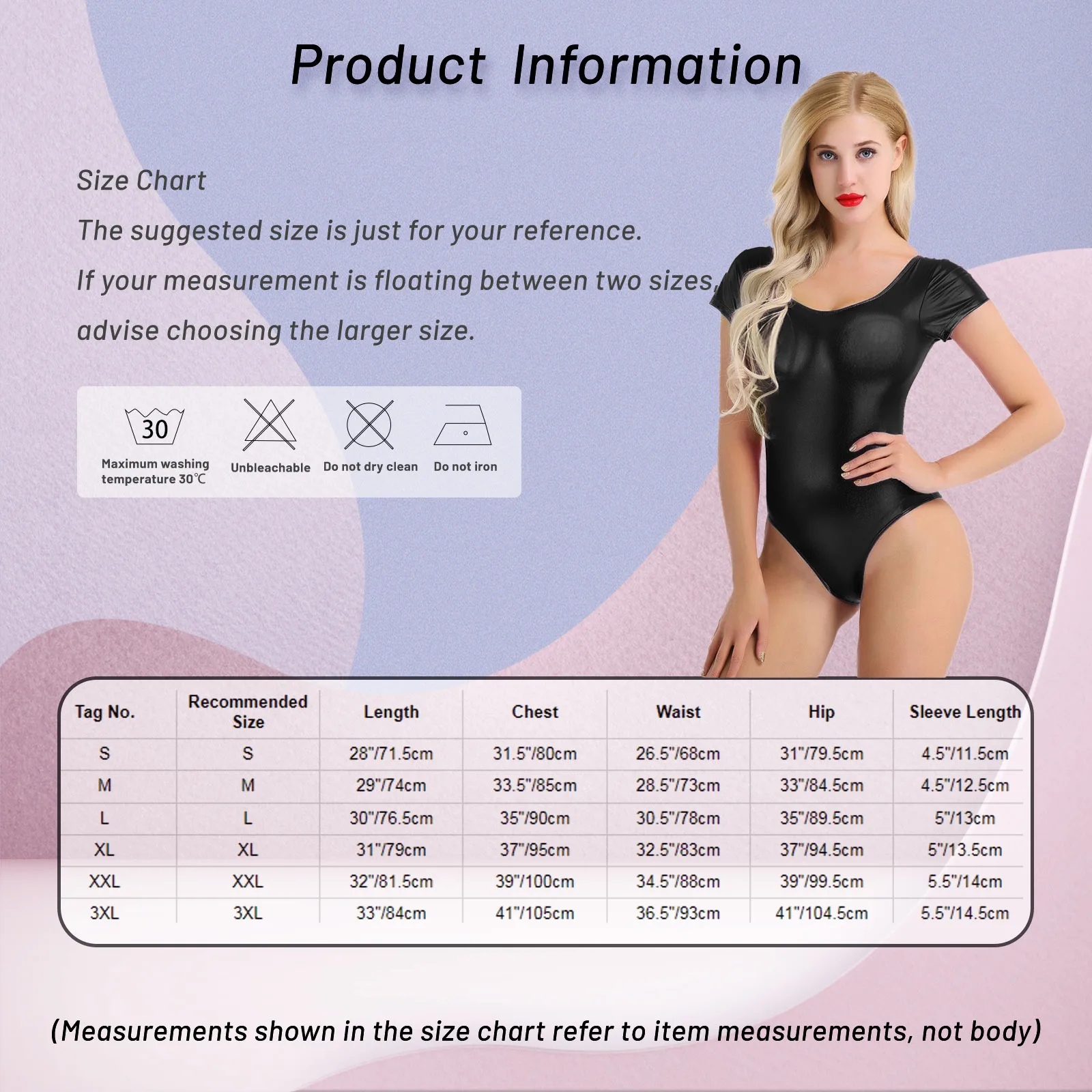 Women Shiny Glossy Clubwear Long Sleeve Turtleneck Zipper Leotard Top Artistic Gymnastics Jumpsuit for Rave Party Pole Dancing