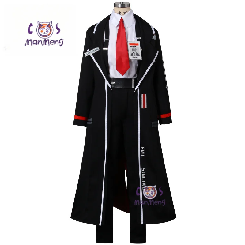 

Game Limbus Company Sinclair Cosplay Costume SINCLA Uniforms Black Outfits Halloween Carnival Party Suit Unisex Anime Cosplay