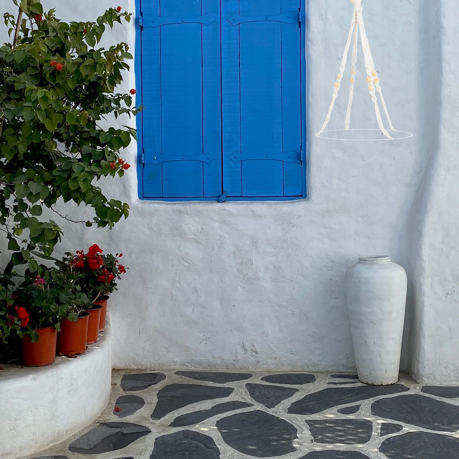 

Crochet Plant Hanger Drying Rack Indoor Hanging Plants Flower Pot Holder Handmade Bohemian Macrame Plant Holder Small Hanging