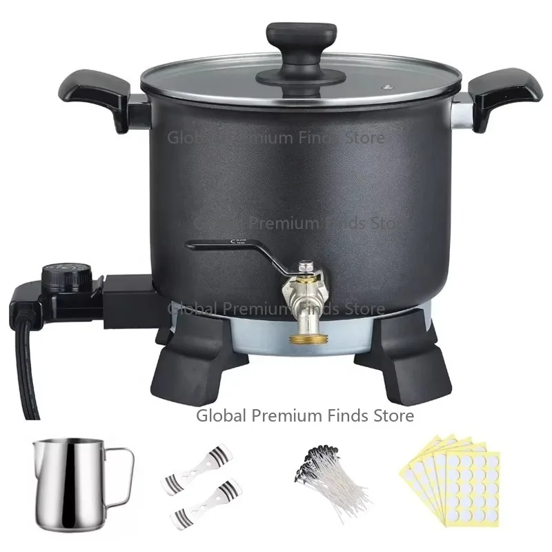 5L Non-Stick Candle Melting Pot Electric Candle Wax Melter Machine for Candle Making