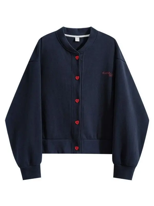 

Loose Casual Style Short Sleeve Sweatshirt Cardigan Unisex Spring Autumn New Fashion Large Size 135kg Korean Version Outerwear