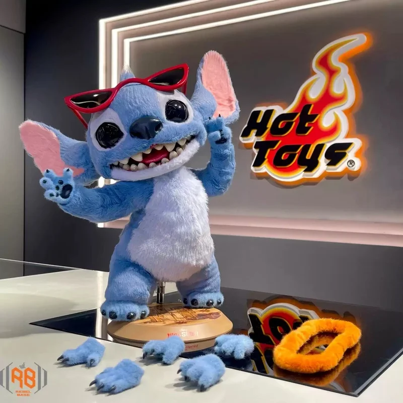 

In Stock Original Hottoys Ht 1/6 Mms815 Lilo & Stitch 39cm Action Figure Collectible Stitch Model Surprise Birthday Toy Gift