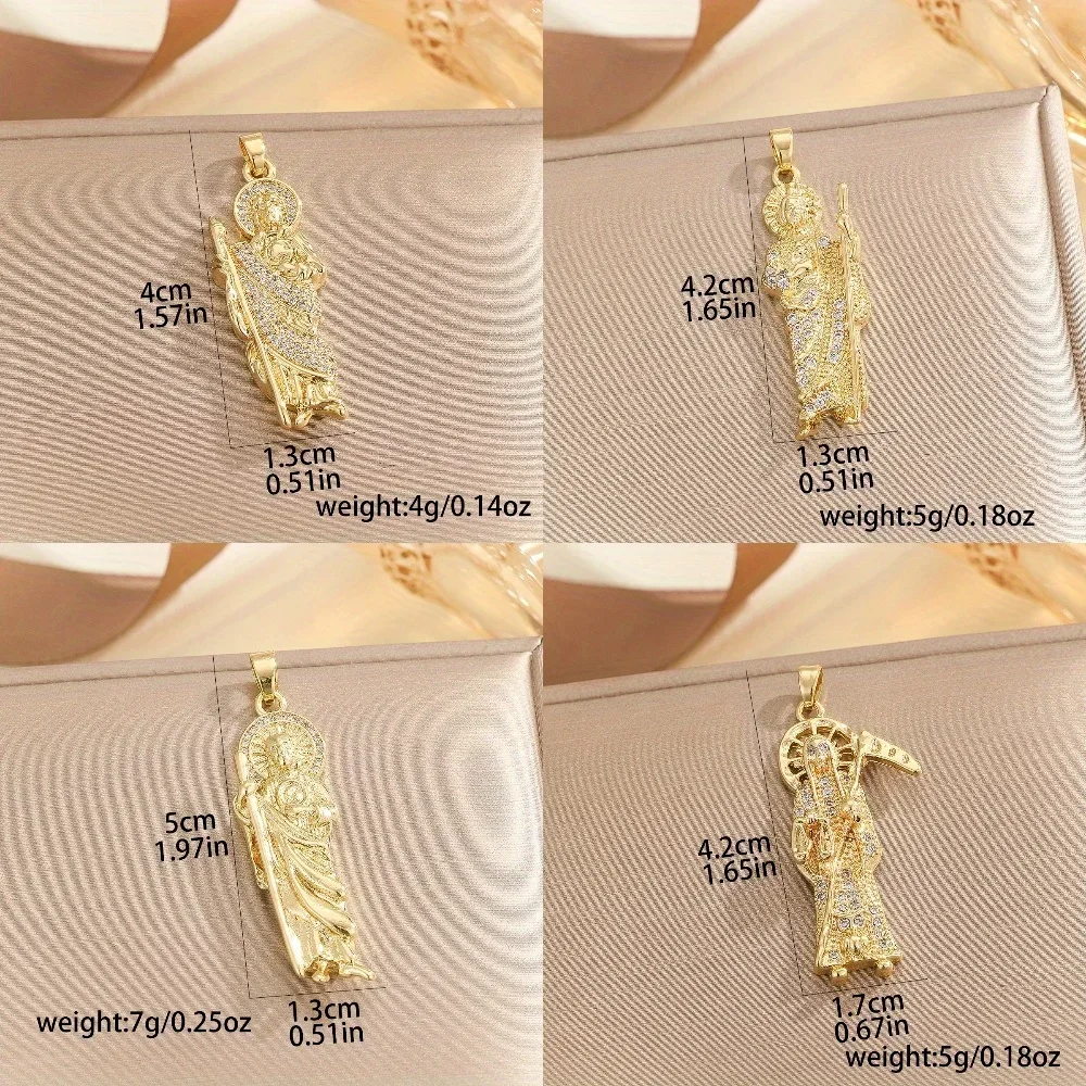 New Fashion and Popular Death Sickle Pendant Necklace Hip-hop Trend Jewelry Holiday Gifts for Family and Friends