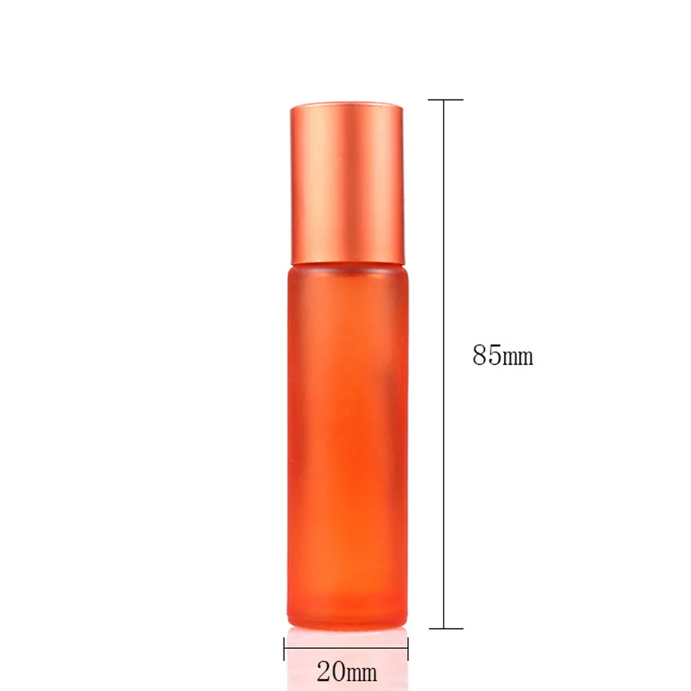 

7Pcs 10Ml Dull Polish Perfume Bottle Roll-on Bottles Glass Travel Accessories High Quality Smooth Rolling Ball Subpackaging