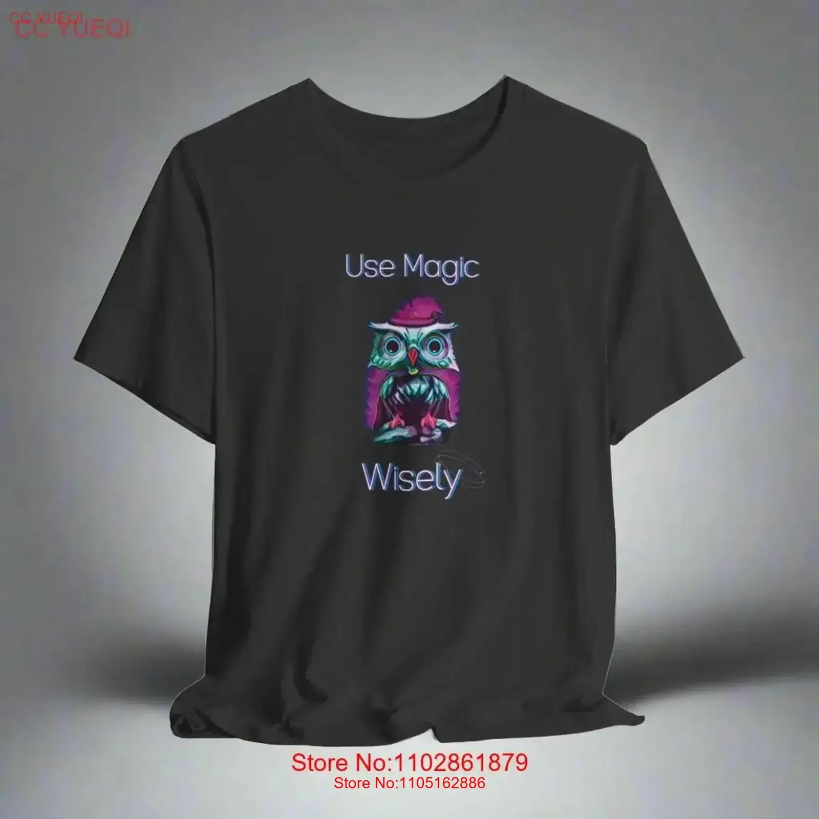 Owl Wizard Jersey  T Shirt vintage Washed Comfortable graphic Unisex designer clothes Stylish Slightly Breathable